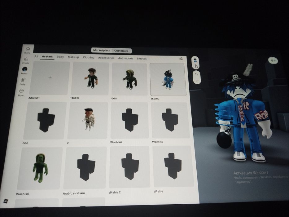 Роблокс аккаунт с войсом