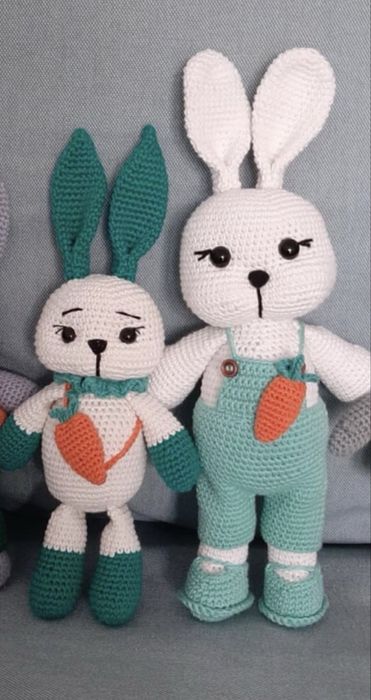 Iepurasi handmade crosetati