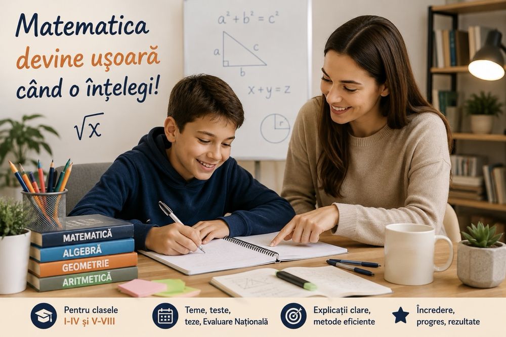 Meditații la Matematică – Clasele I-VIII | Teme, Teste, Evaluare Națională