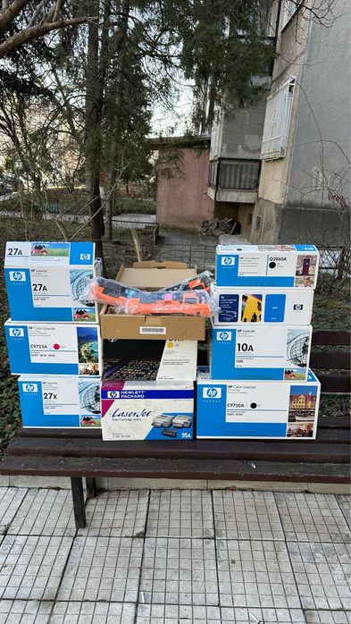Лот тонер за принтер HP - различни видове