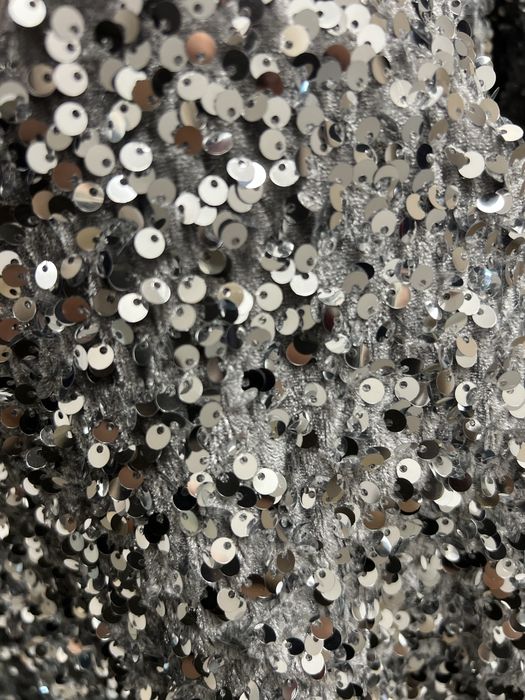 Rochie argintie paiete