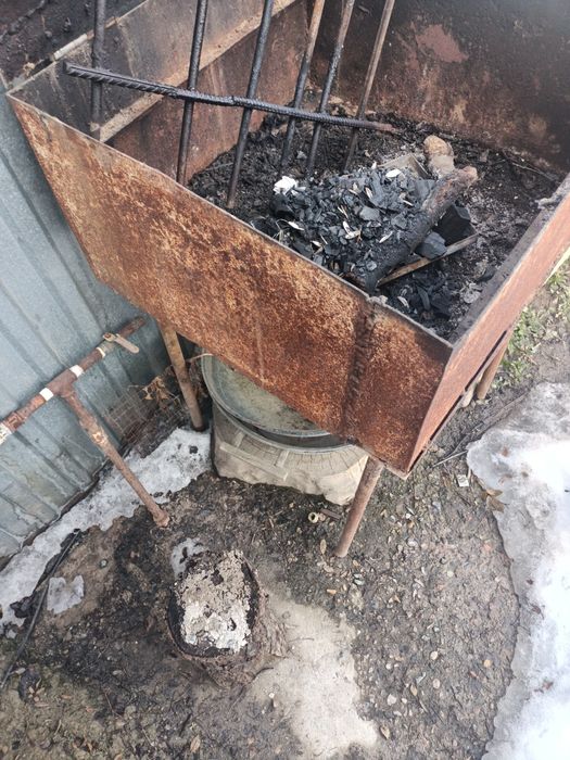 Мангал переносной,коктальница