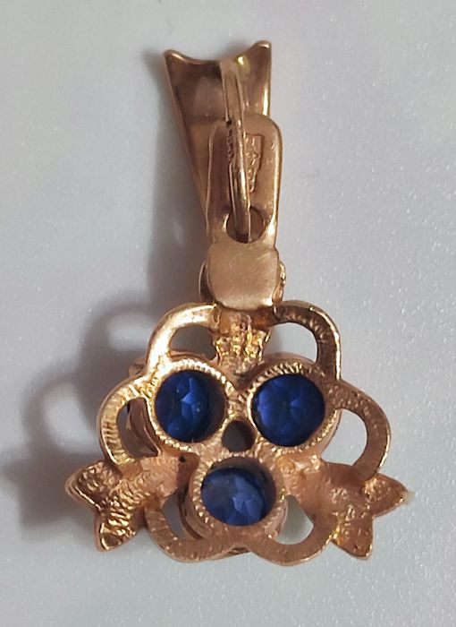 Золотой кулон СССР 1,90гр