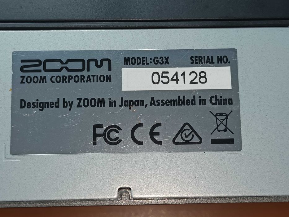 Pedala Multiefect procesor de chitara ZOOM G3X