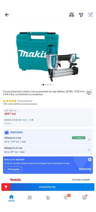 Vand Makita AF506