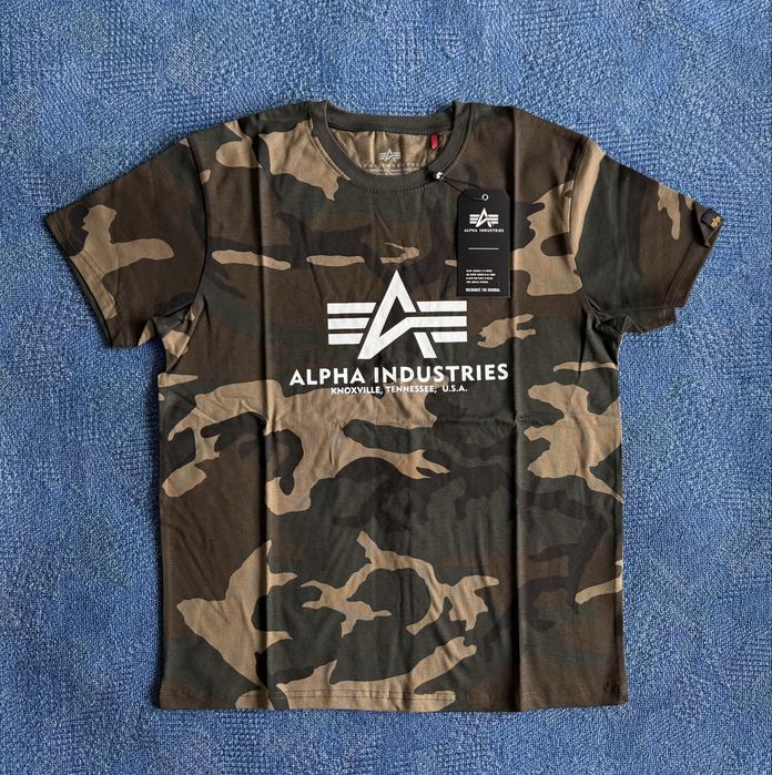 Alpha Industries Logo Basic T-Shirt ОРИГИНАЛНИ мъжки тениски - M/XL