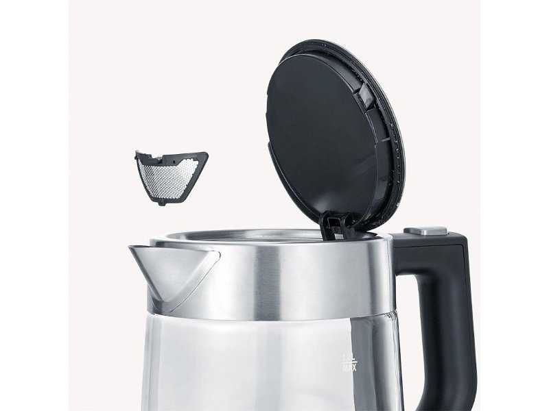 Стъклена Електрическа Кана за Вода SEVERIN WK 3468 - 2200W, 1л