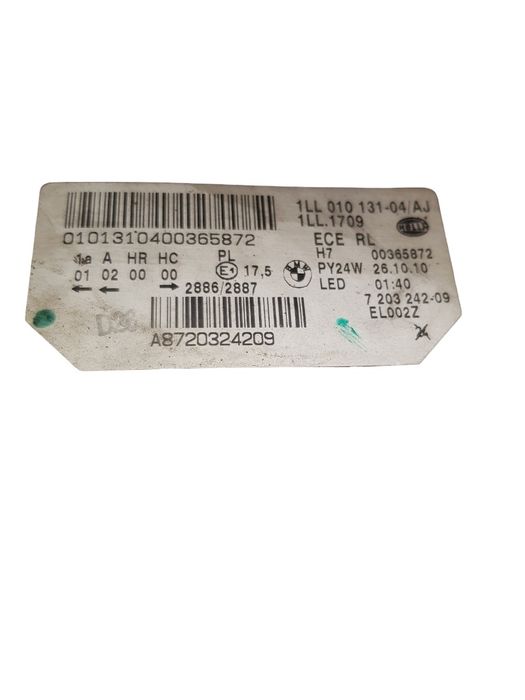 Far Dreapta Halogen Bmw Seria 5 F10 F11 2010+