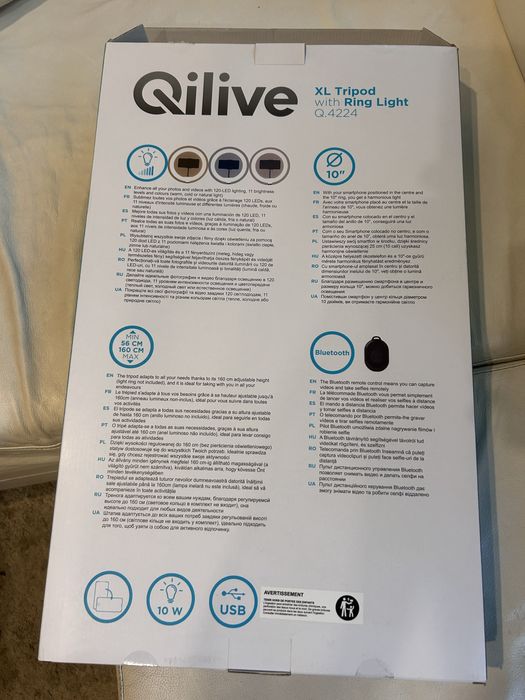 Qilive XL ringlight tripod