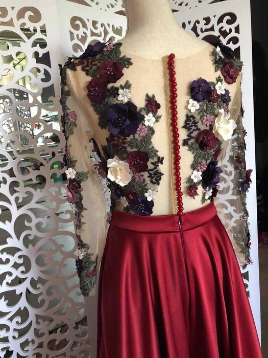 Rochie de ocazie/nașă facuta la comandă, poze reale