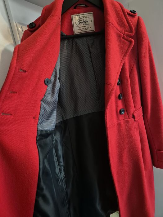 Palton Zara, S, rosu