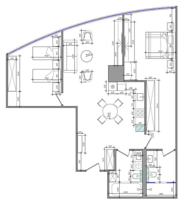 Яккасарайский район | Новостройка  ЖК Piramit Tower | 3/38/44