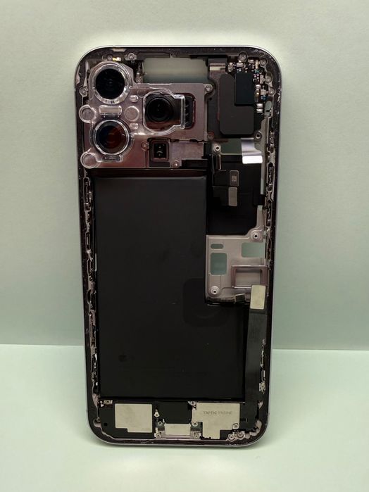 Rama originala iPhone 16 Pro Max Silver camera baterie casca difuzor