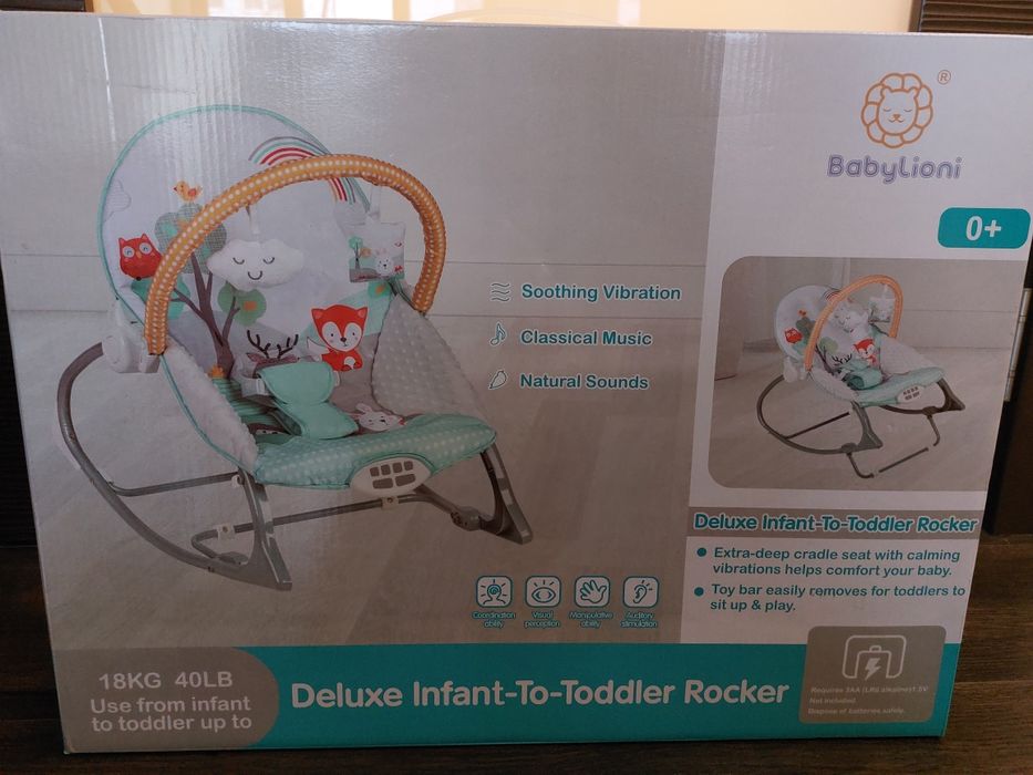 Chipolino - Музикален бебешки шезлонг Melody