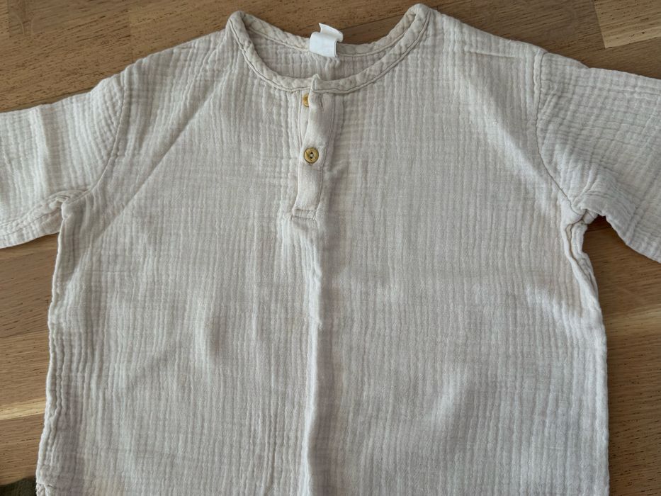 Tricou, bluza sinpantaloni muselina masura 4-5 ani
