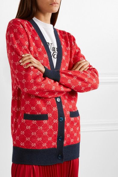 Кардиган с принтом Gucci