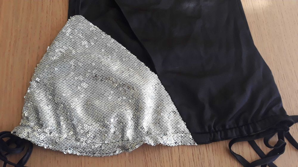 Нов луксозен празничен комплект Amy Lynn пайети и сатен