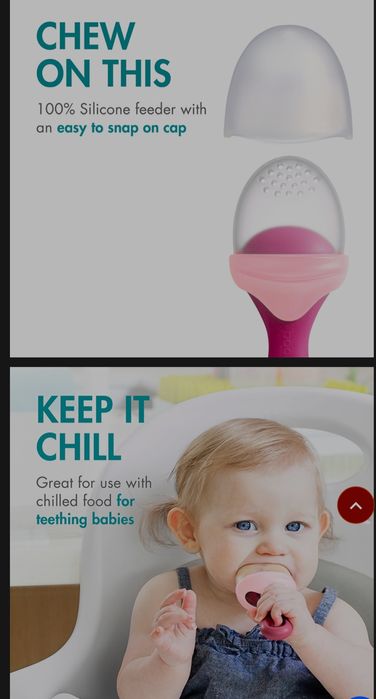 Dispozitiv /suzeta hrănire/diversificare  bebe 6 luni+