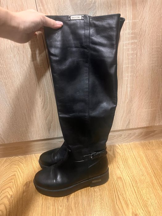 Сапоги кожаные basconi