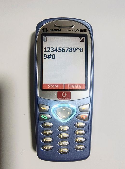 Sagem My-V 65 Aqua Blue ( decodat, aproape impecabil)