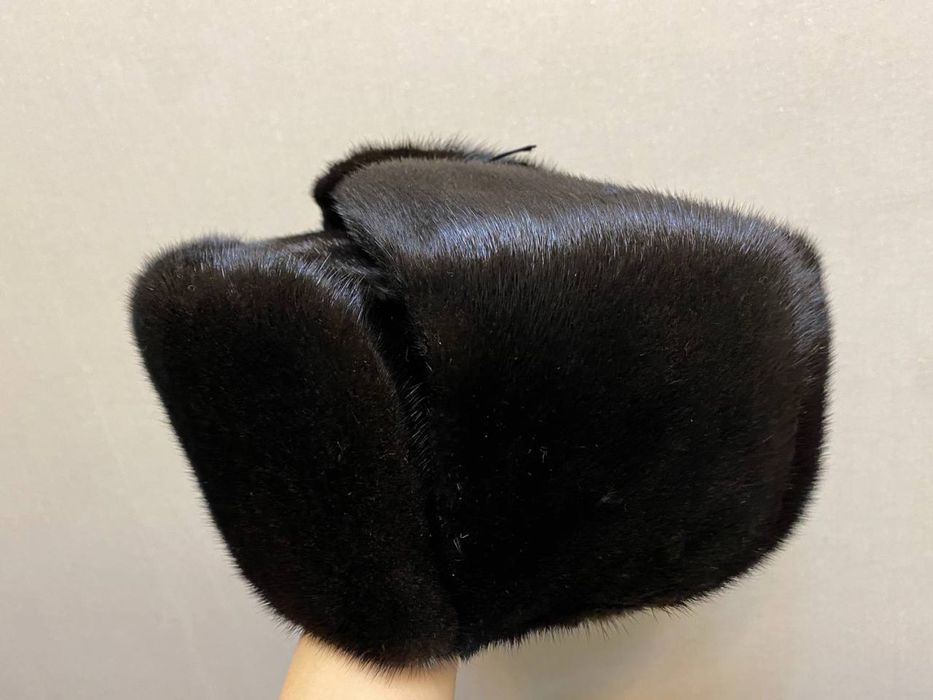 Мужская норковая ушанка