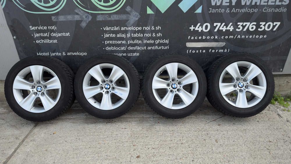 Jante Bmw 5X120 Seria 3 Seria 5 7 E90 E91 E60 F10 E65 225 55 17 iarna