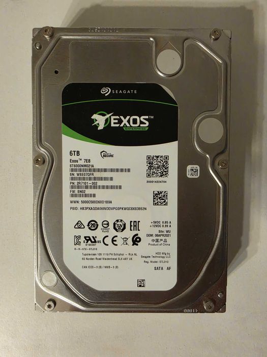 Seagate 8 TB EXOS Enterprise HDD 4 броя