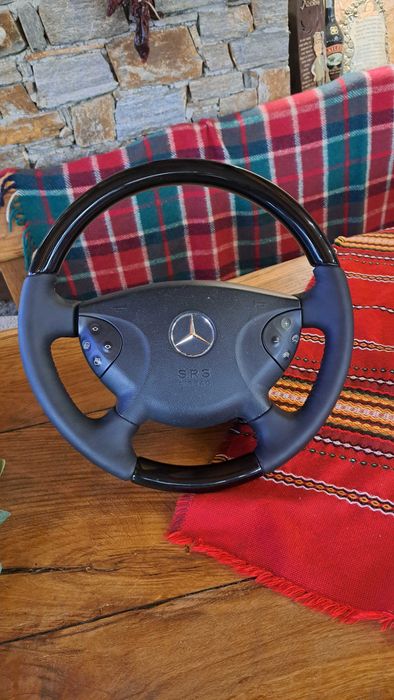 Волан за г 463 с нова естествена кожа и махагон!