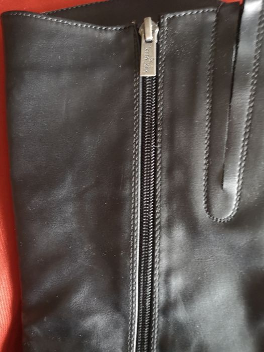 Cizme negre, înalte, comode,  37, fermoar