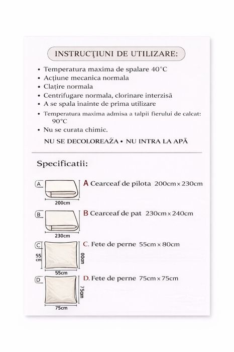 Lenjerie de pat 6 piese