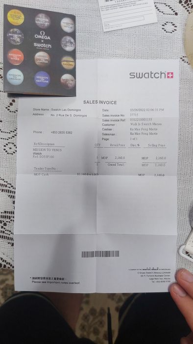 Ceas Omega x Swatch