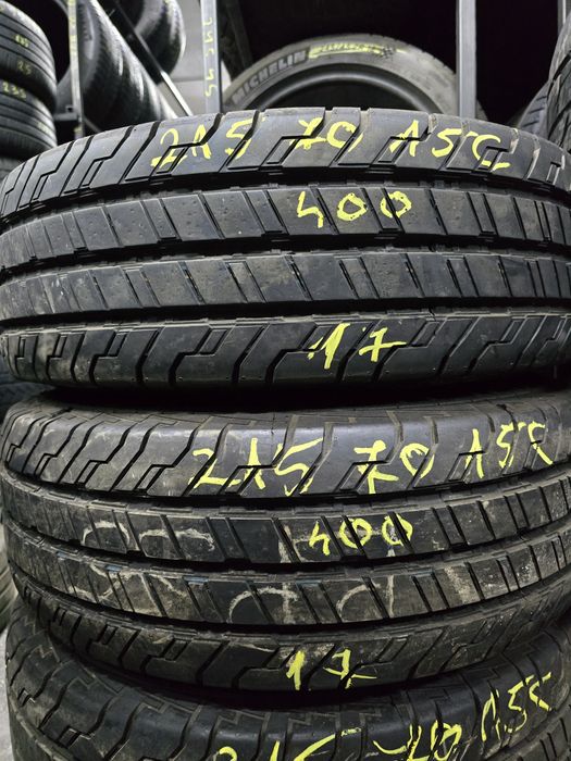 Set Jante Fiat Ducato + anvelope 215/70/15C vara Continental NOI