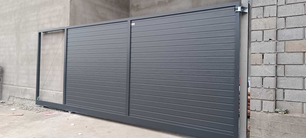 Откатные ворота уличные ворота