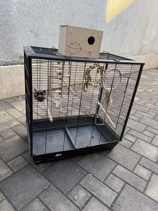 Colivie papagali dim 78x82x48