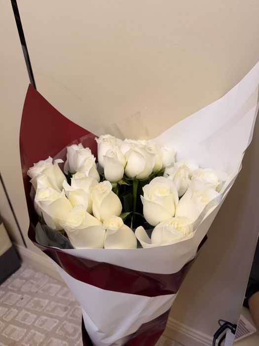 Роза 25штук метровый