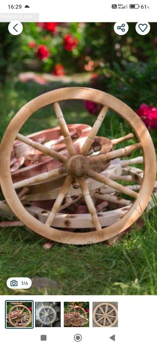 Roata din lemn ...