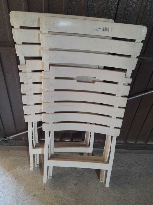 Scaune plastic pliabile  de gradina