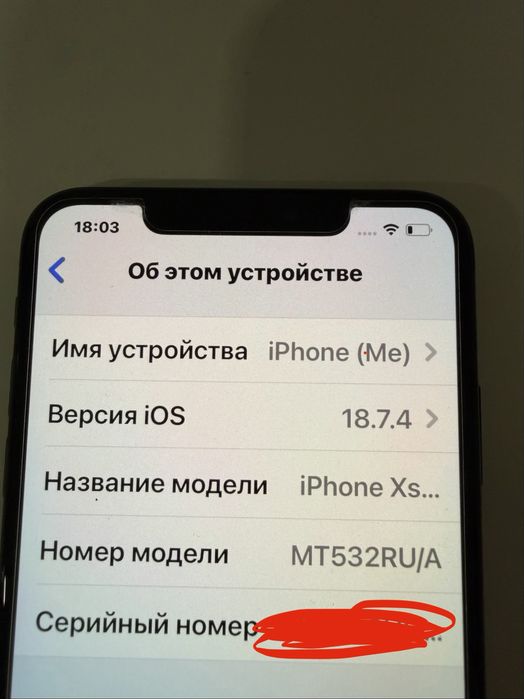 iPhone xs max  256