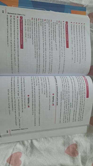 Culegere  matematica clasa a 5 a