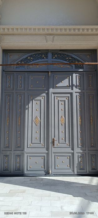 Покраска реставрация ворот