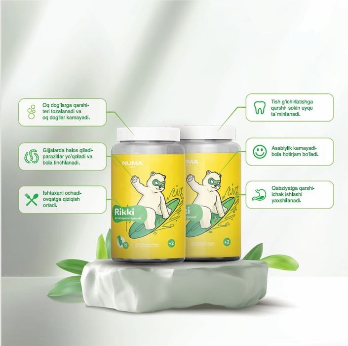 Numa kids qampaniyasidan gijja va parazitlarga qarshi