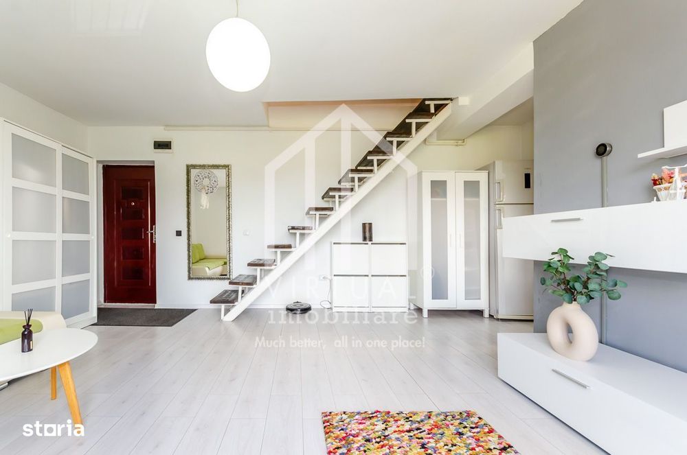 Apartament cu 3 camere + balcon, mobilat - Broscarie