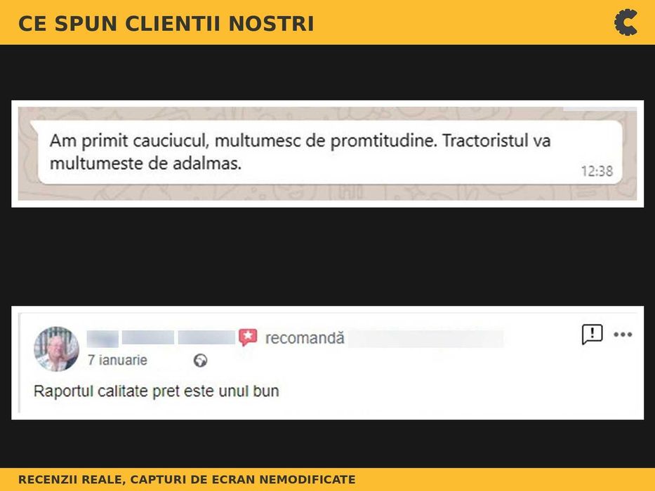 Cauciucuri Anvelope 16.5/85-24 16.5 85 24 1658524 16.5 85-24 16.9-24 Camso Buldo Incarcator Utilaje Diagonal SH Second Hand IEFTIN Garantie 1 An