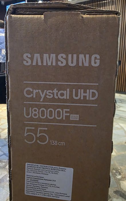 Чисто нов Samsung 55-инчов Crystal UHD U8000F (Модел 2025)