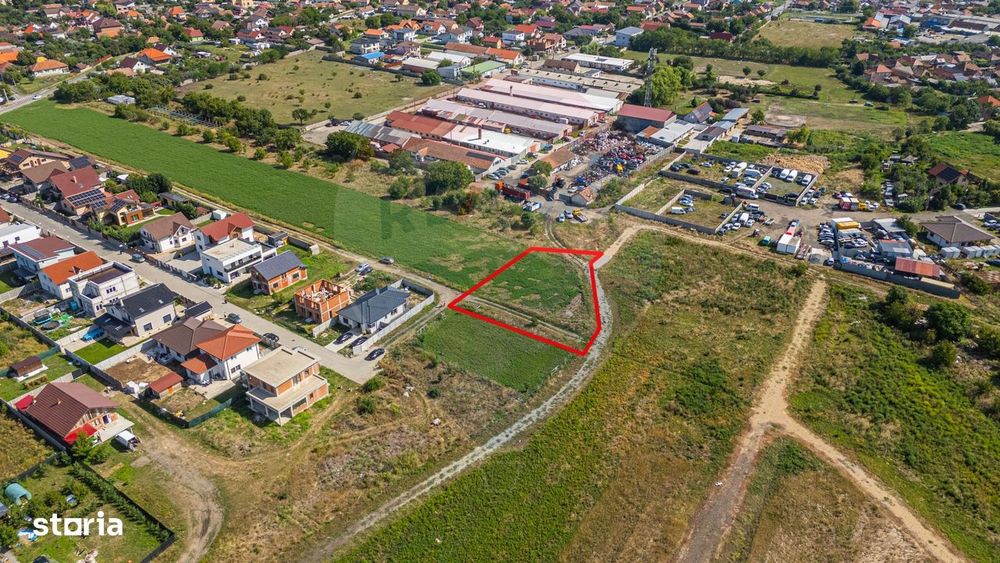 Teren 1237 mp cu PUZ aprobat de vanzare Bujac,Arad
