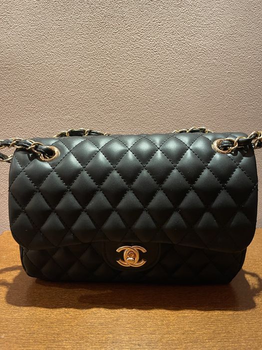 Geanta Chanel neagra 25cm x 15cm