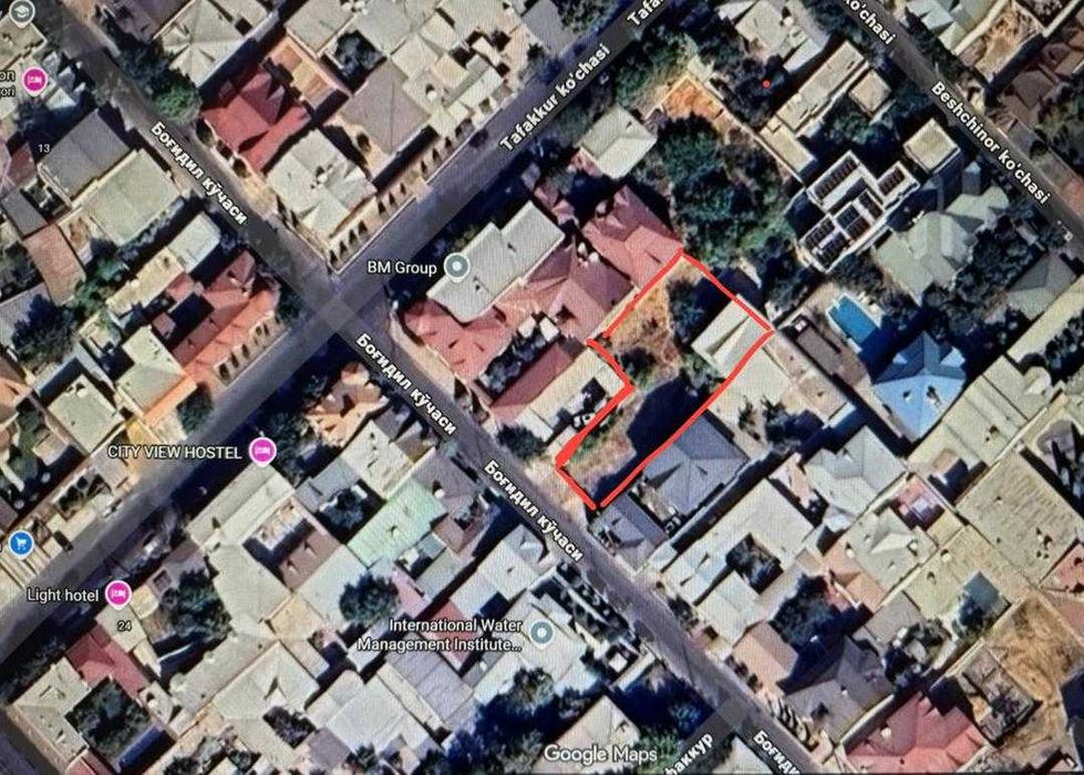 Шота Руставелидан 100 метр ичкарида ер майдони сотилади