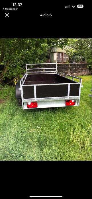 Vand remorca cu axa dubla 750kg