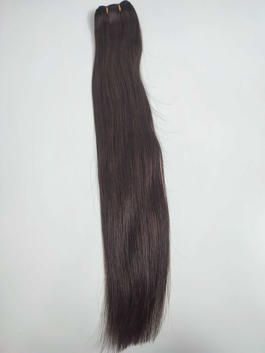 ТОП реми екстеншъни - естествена коса, равномерна плътност, 52/57/62см