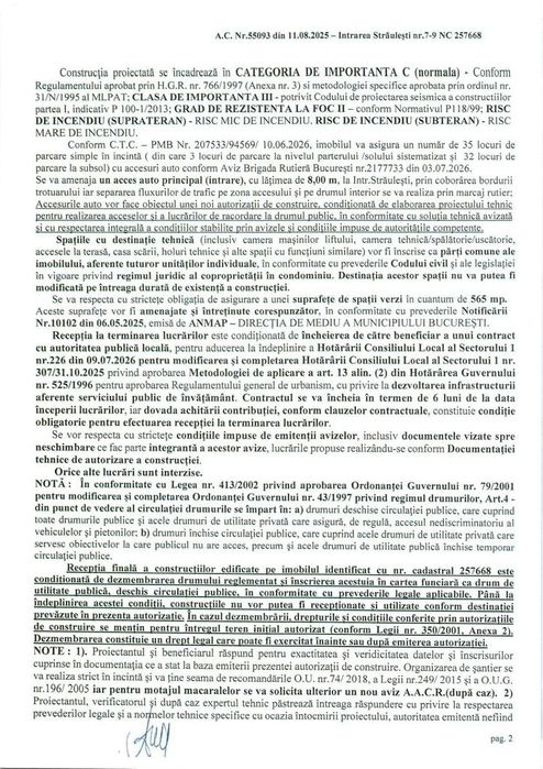 Proiect rezidențial cu AC – 29 apartamente – 4.330 mp – 35 parcări – S